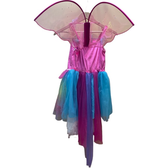 Girls 3 pc unicorn halloween costume size 7/8 in excellent condition - Picture 8 of 8